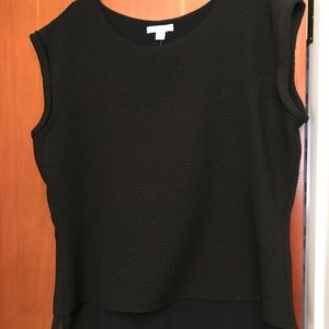 Black, dressy shell